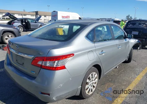 2013 Nissan Sentra Sv из США, поврежденный, VIN 3N1AB7AP3DL748109